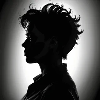 person silhouette png