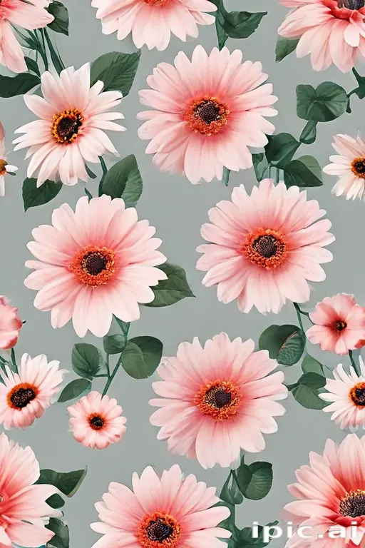 aesthetic flowers transparent background