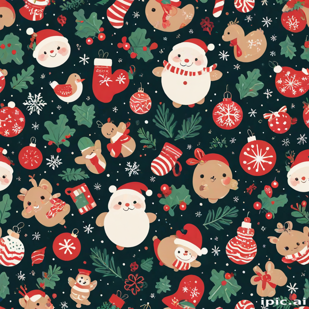 christmas background cute