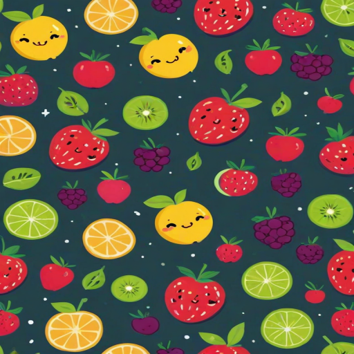 cute fruit backgrounds