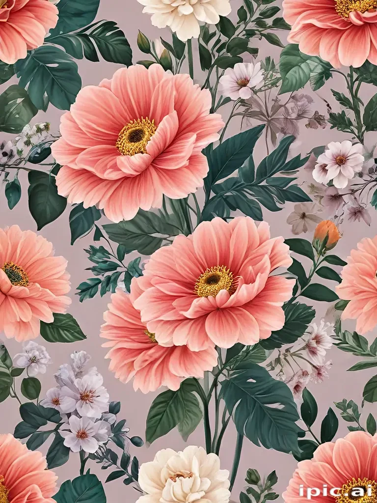 aesthetic flowers png