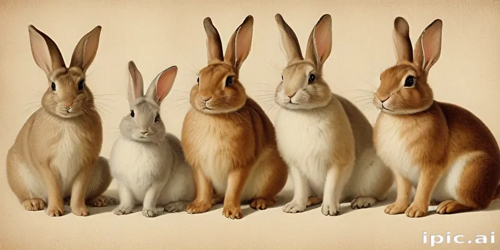 vintage rabbit images