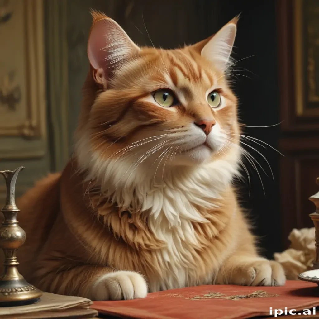 vintage cat illustration