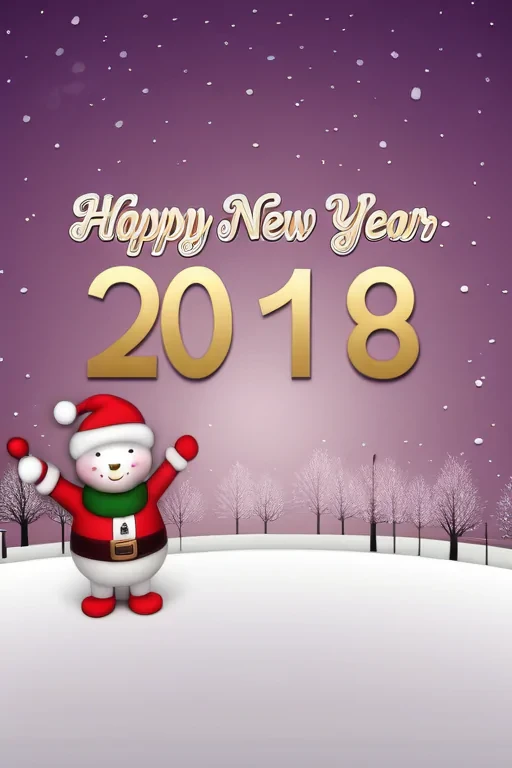 happy new year cute wallpaper