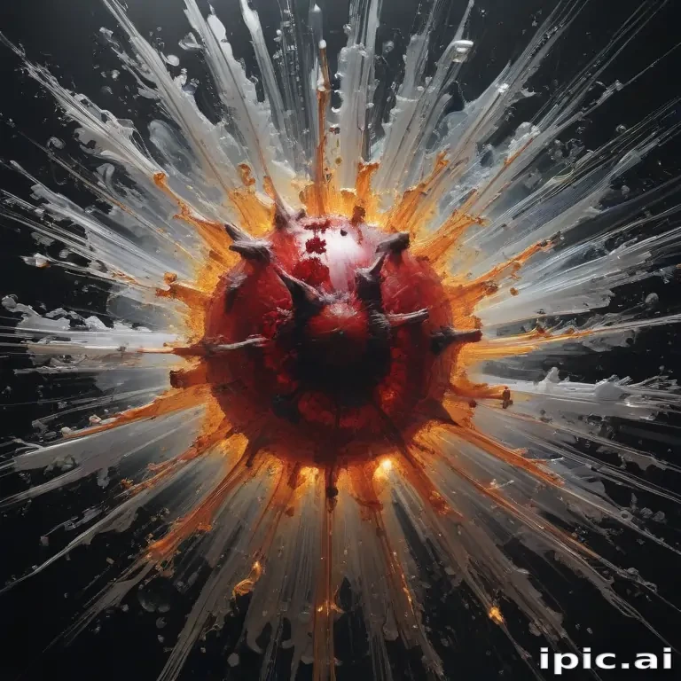 transparent explosion