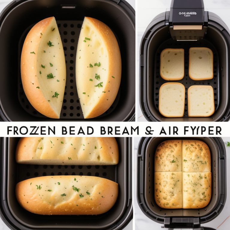 frozen garlic bread in the air fryer