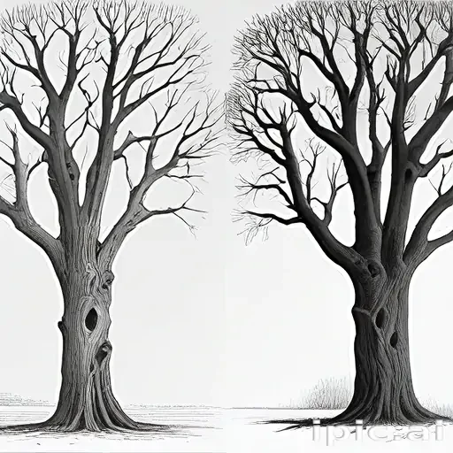dead tree drawings