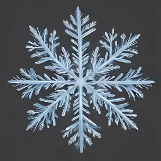 transparent background snowflake clipart