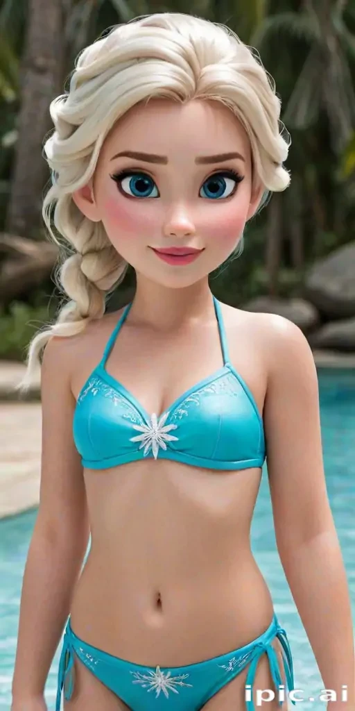 frozen elsa bikini