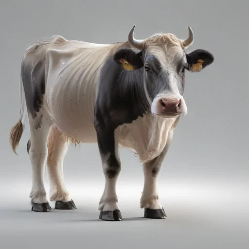 transparent cow