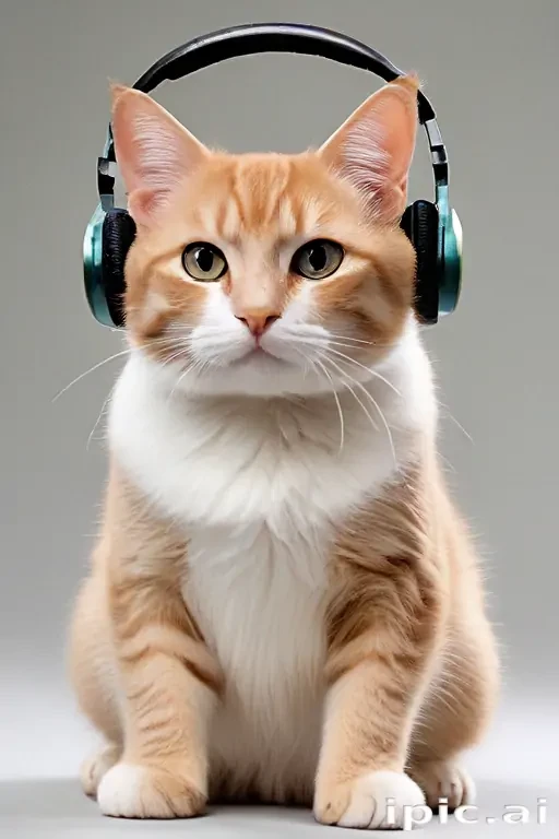cat headphones png