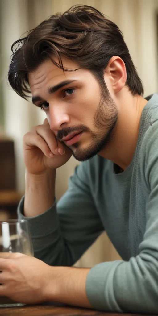 man in sad