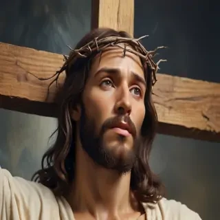 picture of jesus on cross