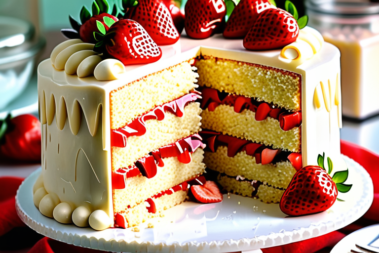 fresh strawberry filling for cake