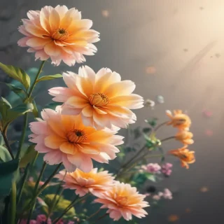 cartoon flowers aesthetic