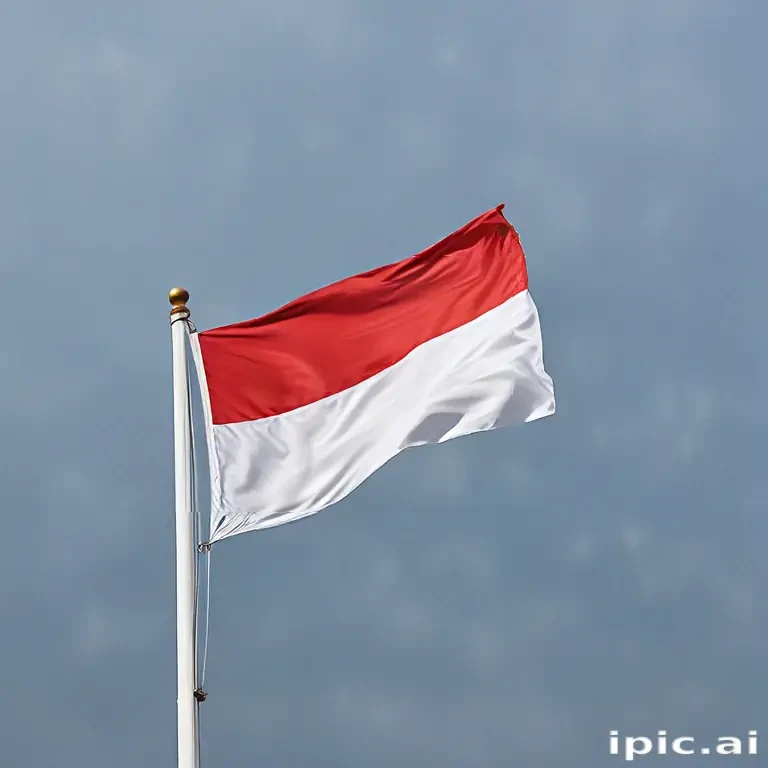 red and white flag