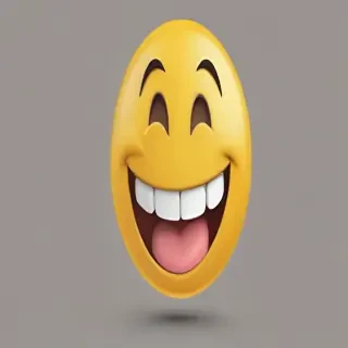 transparent laughing emoji