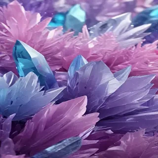 crystals background