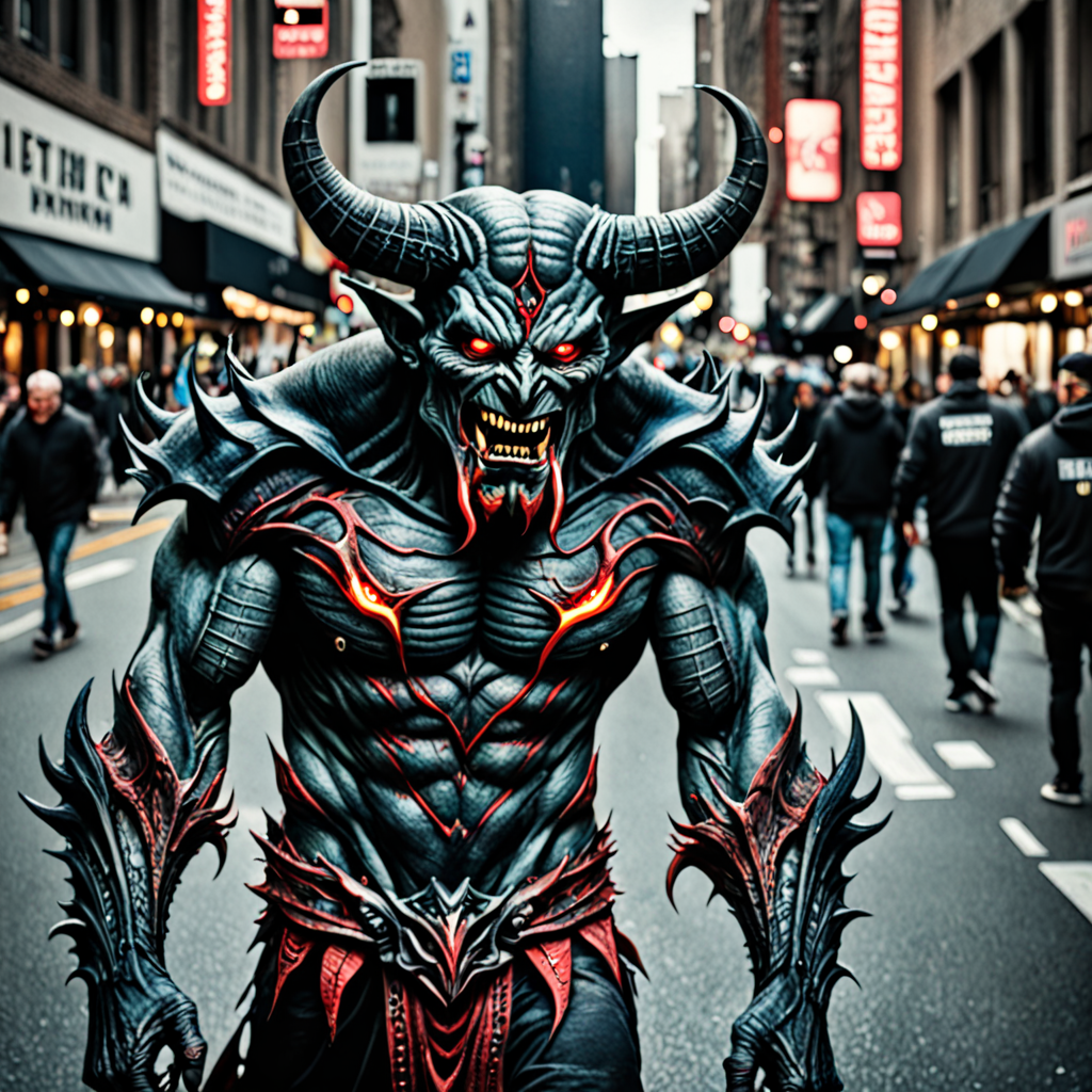 Demons in the streets.