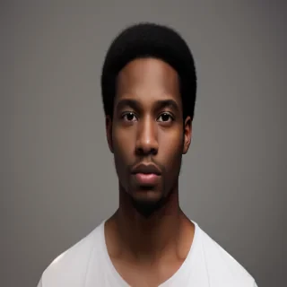 black man