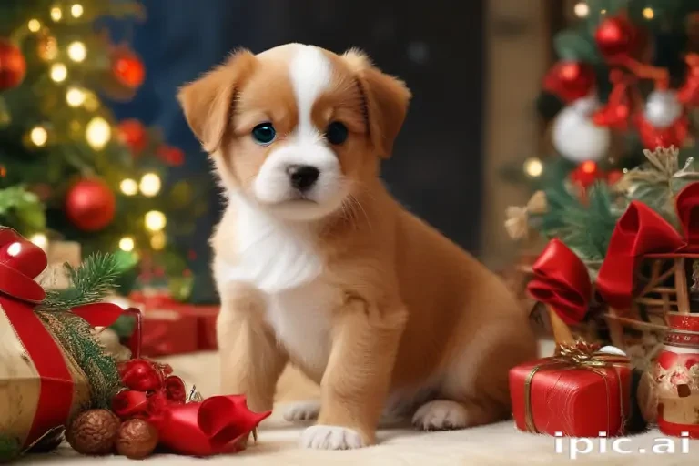 christmas puppy backgrounds