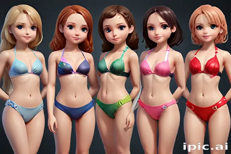 ai girls bikinis
