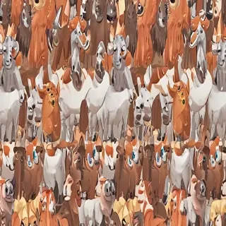 cartoon horses