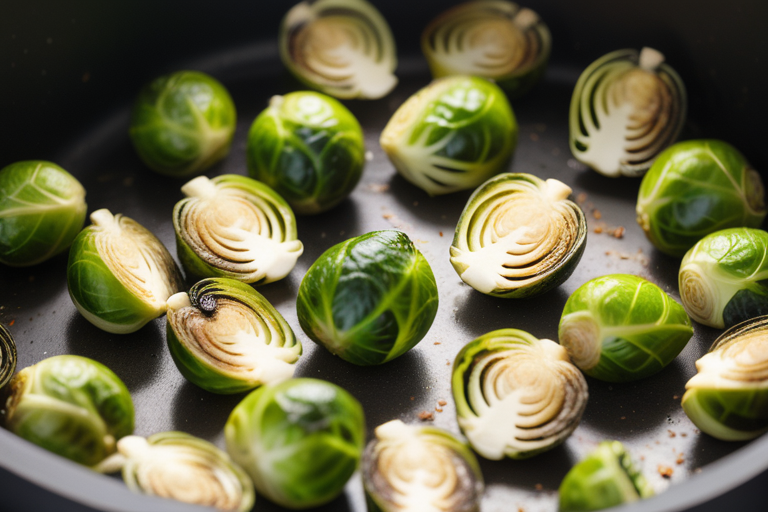 air fried frozen brussel sprouts