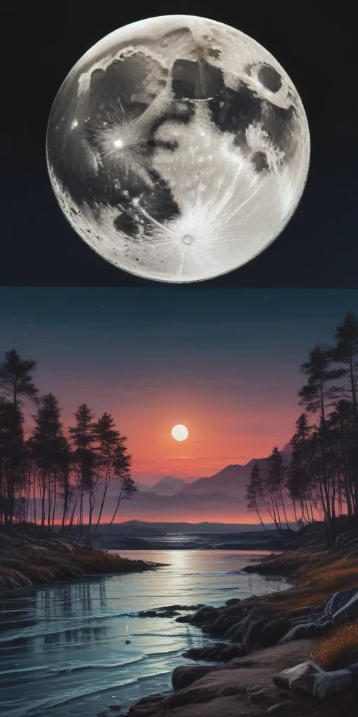 aesthetic moon drawings