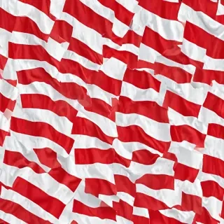 red and white flag