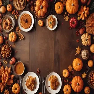 thanksgiving background aesthetic