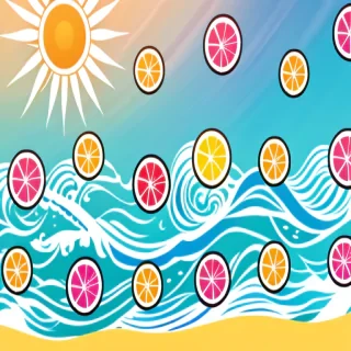 summer phone background