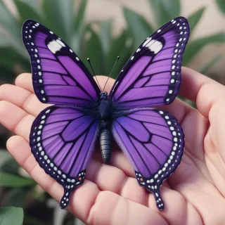 purple butterfly