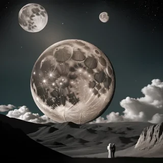 vintage moon