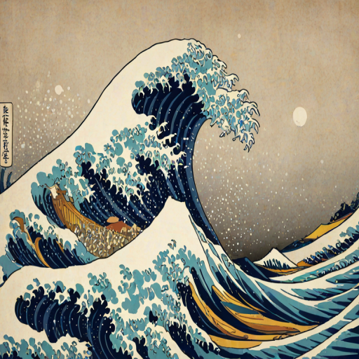 the great wave wallpaper