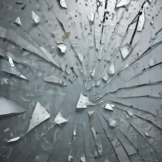 wallpaper broken glass