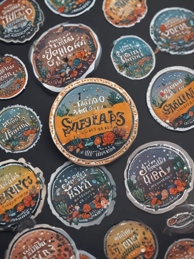 stickers mockup