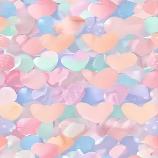 pastel heart background