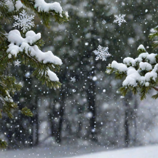 falling snow png