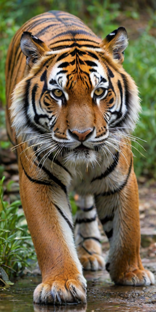 transparent tiger