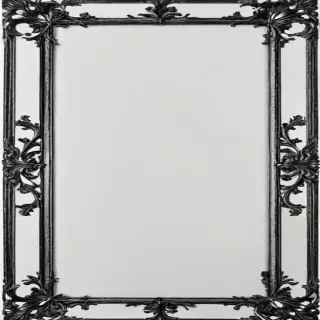 black frame transparent