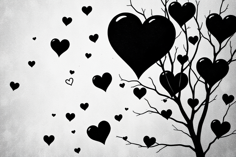 black hearts wallpaper