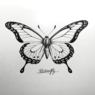 buterfly drawing