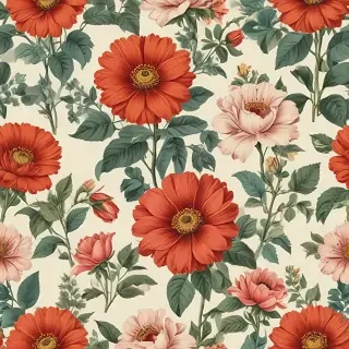 vintage flower illustration