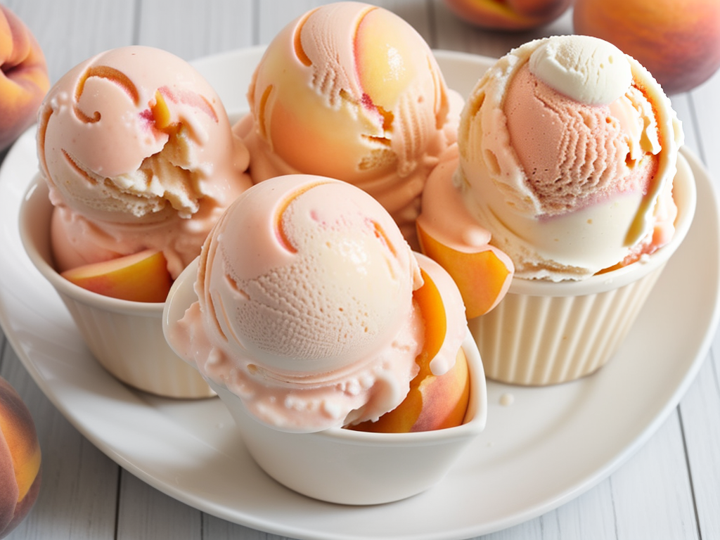 cuisinart peach ice cream recipes