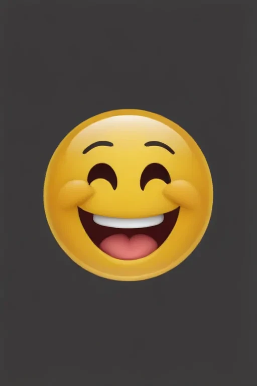 transparent laughing emoji
