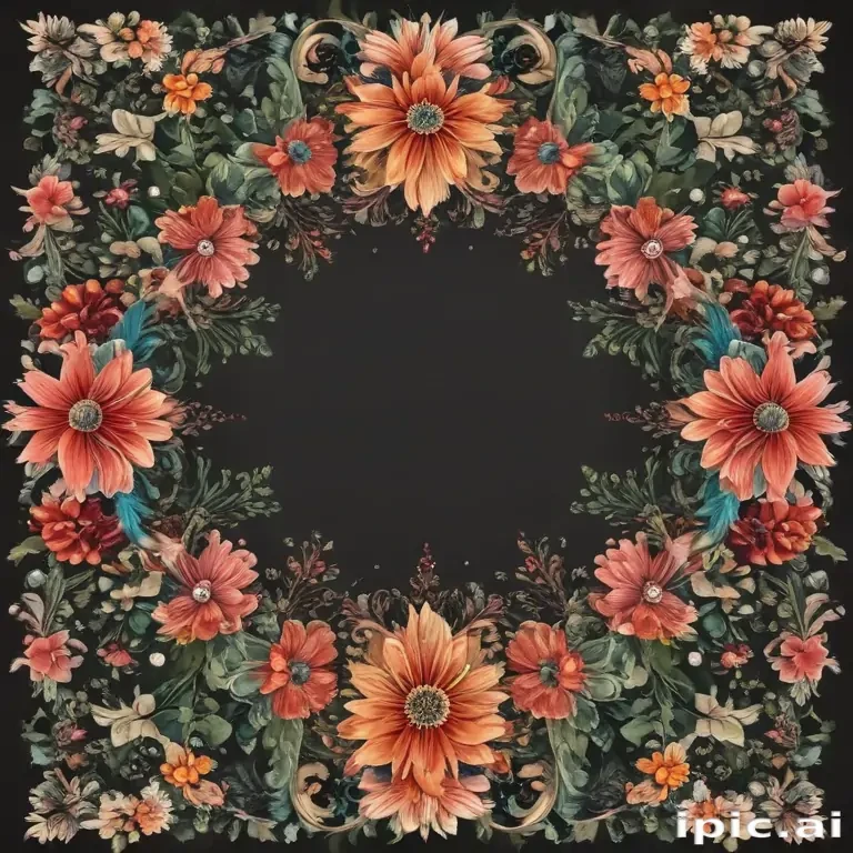 clipart floral border