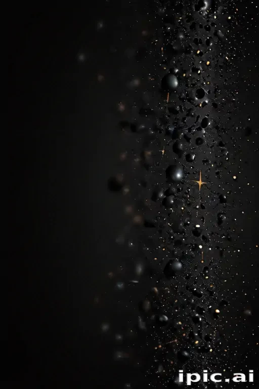 sparkling black background