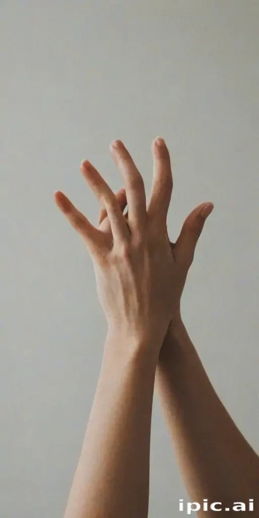 hands reaching