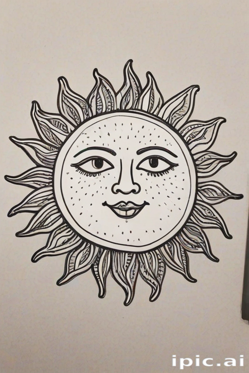 sun doodle